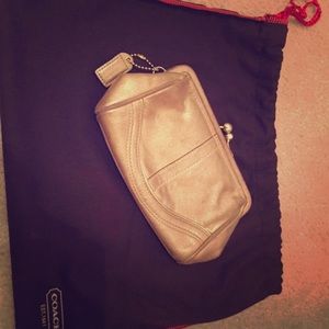 Coach coin purse clutch